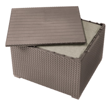 Balkonski set Elodie sa box stolom, kapućino CU 254095-2